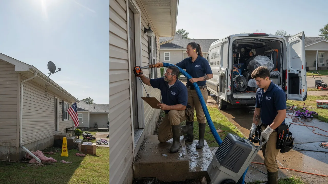 Ceiling Water Damage Restoration in Pleasantville, PA near me